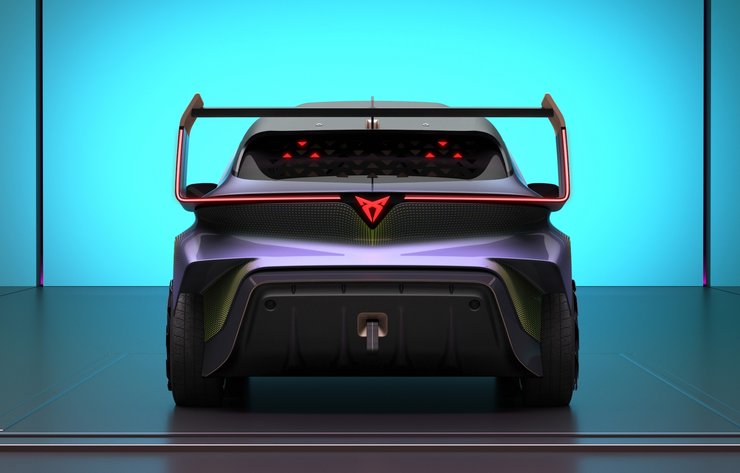 Cupra UrbanRebel, електромобіль, концепт-кар, Купра, хетчбек, вид ззаду, зовнішність, екстер'єр
