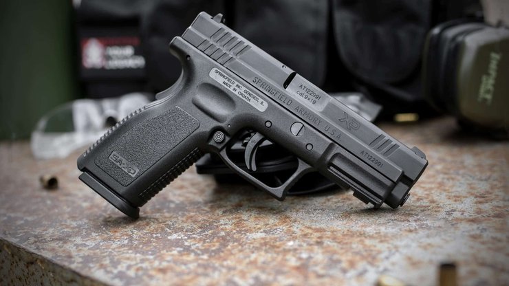 Springfield XD, рейтинг пистолетов, лучшие пистолеты, пистолет, рейтинг лучших пистолетов, рейтинг пистолетов, пистолет Люгера, пистолет 9-мм