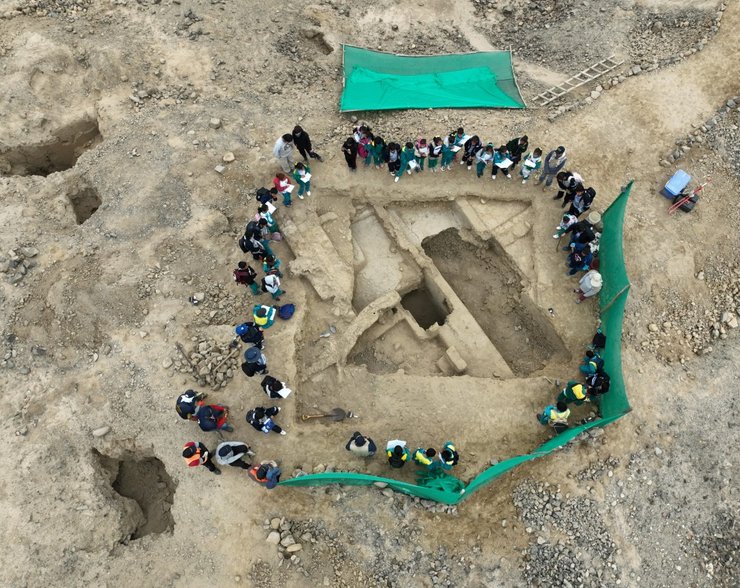 перу, храм, фреска