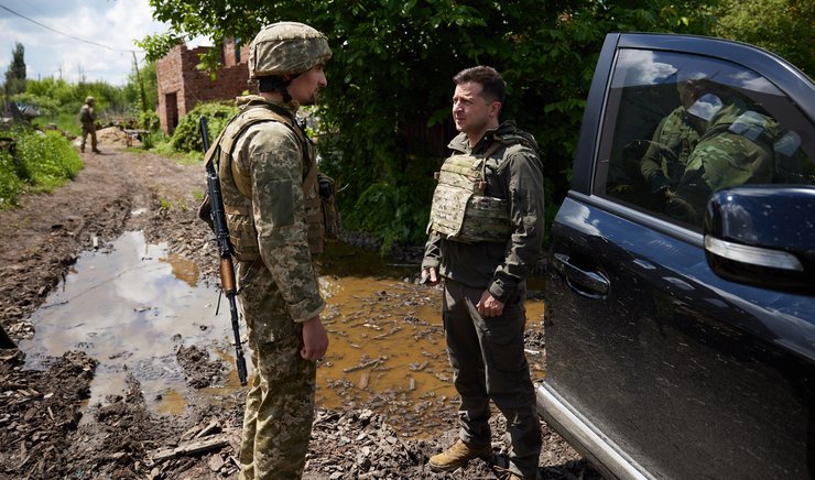 зеленский в бронежилете