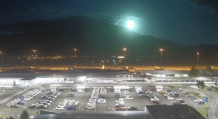 метеорит, падение метеорита, Австралия