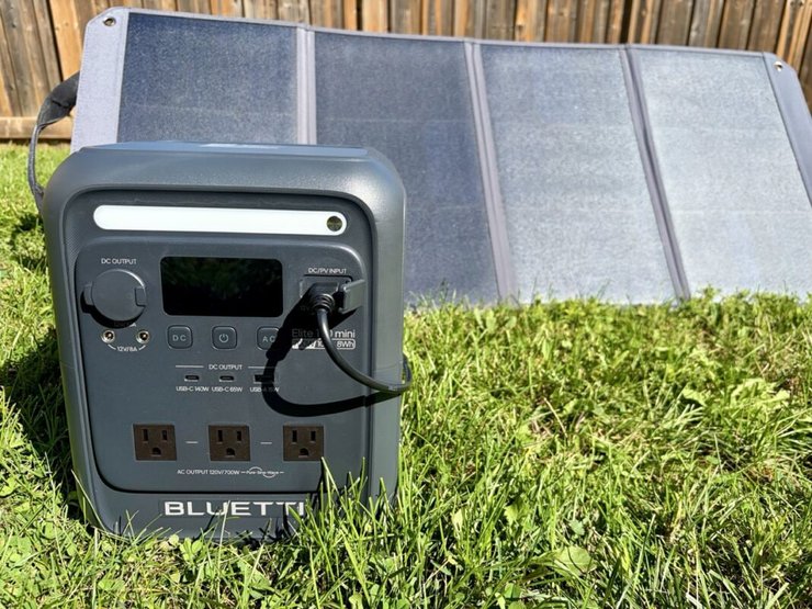 Bluetti Elite 100 Mini — солнечная зарядка