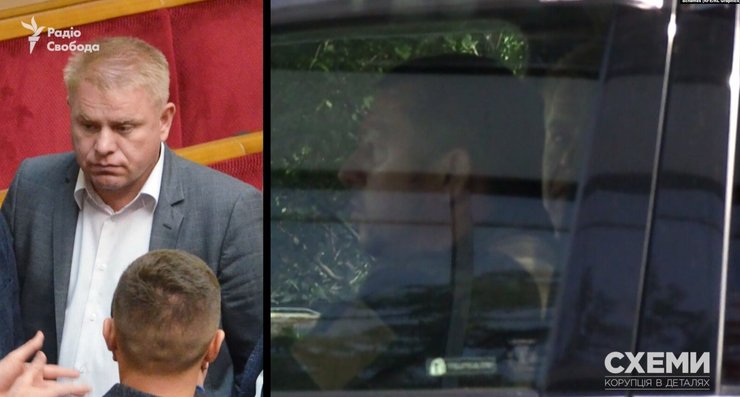 Депутат-застройщик Виктор Мялик, автомобиль