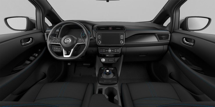 інтер'єр Nissan Leaf