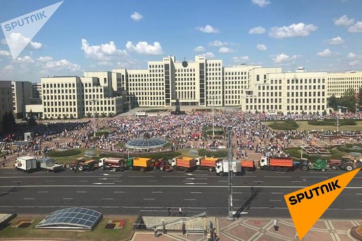 Минск, митинг Лукашенко