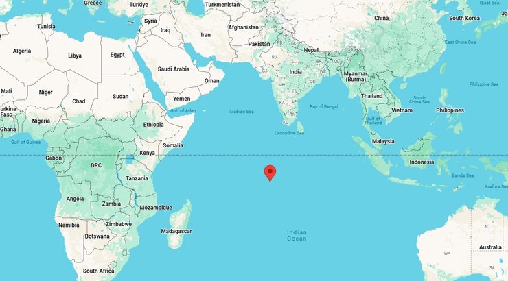 остров диего гарсия карта
