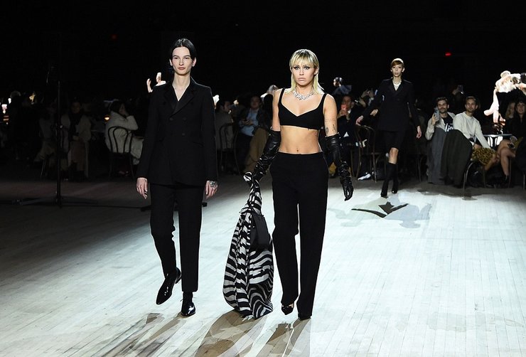 марк джейкобс, майли сайрус, неделя моды в Нью-Йорке