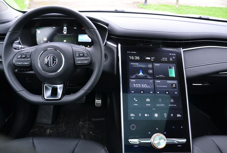 салон MG Marvel R, MG Marvel R, новий MG Marvel R, електромобіль MG, кросовер MG, електромобіль MG Marvel, MG Marvel R 2023