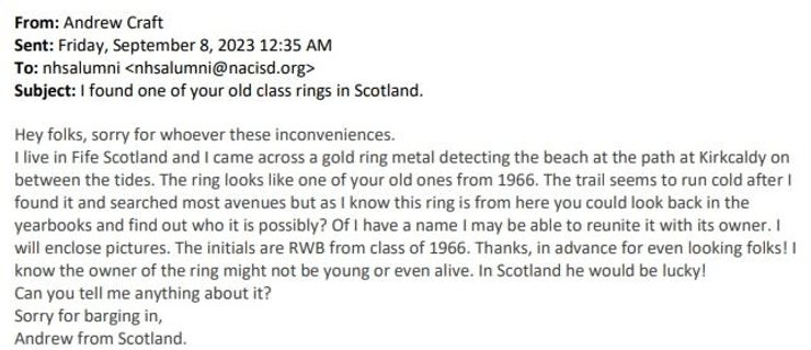 лист, електронний лист, каблучка, Шотландія