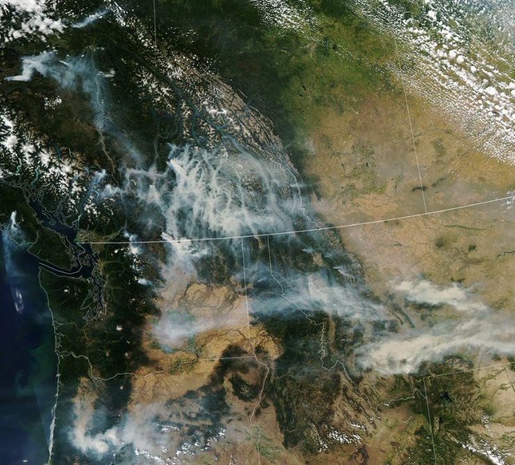 ша канада лісові пожежі