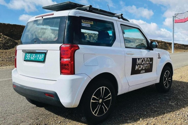 Монгольский электромобиль, монгольский автомобиль, Mozo Hero, Bars Motors, электромобиль Mozo Hero