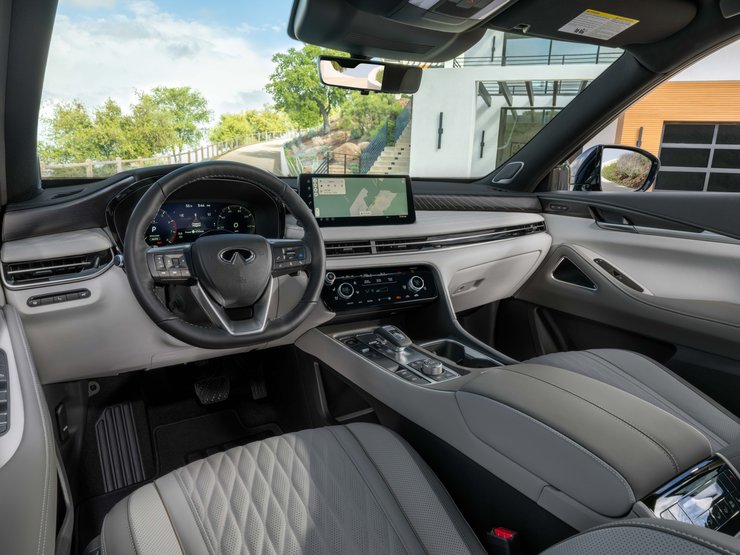 салон Infiniti QX60, новый Infiniti QX60, Infiniti QX60 2026, кроссовер Infiniti