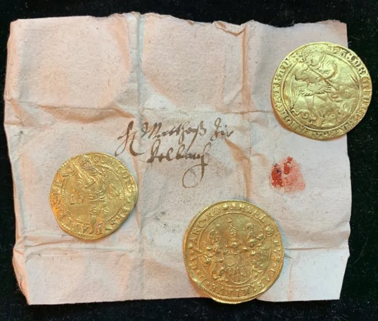 золоті монети, скарб, скарб