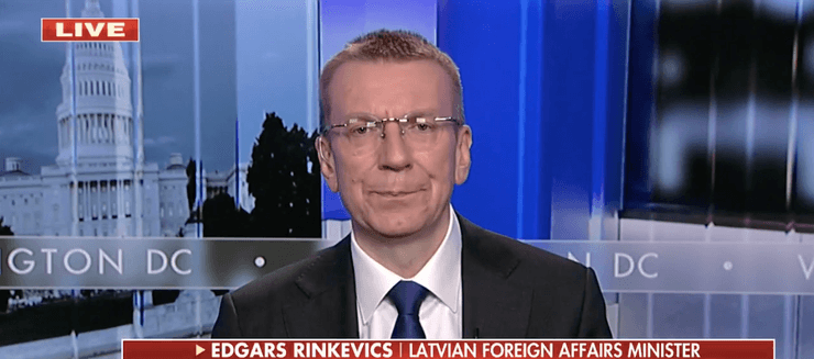 Міністр закордонних справ Латвії Едгарс Рінкевичс