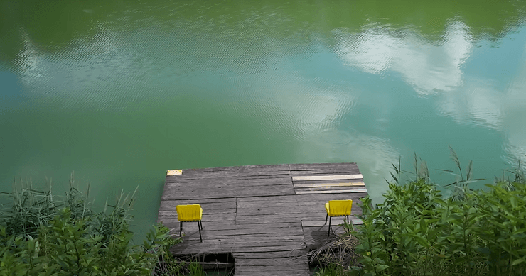 Озеро возле дачи телеведущей