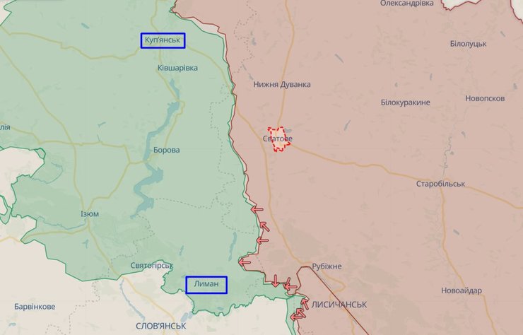 Сватове на Луганщині