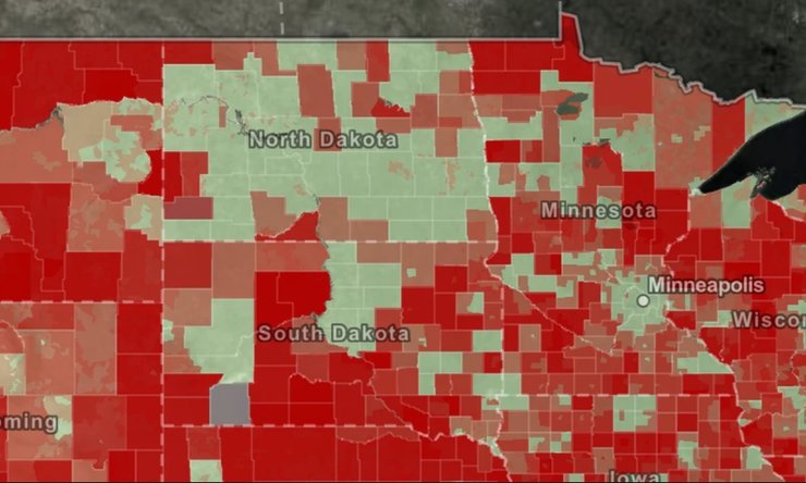 интернет, штат, карта