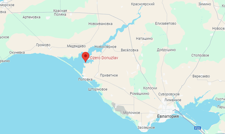 У Радянському союзі район озера Донузлав був надсекретним