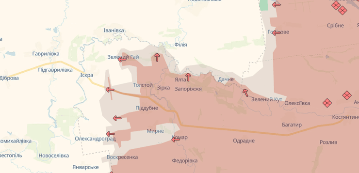 продвижение войск россии на донбассе