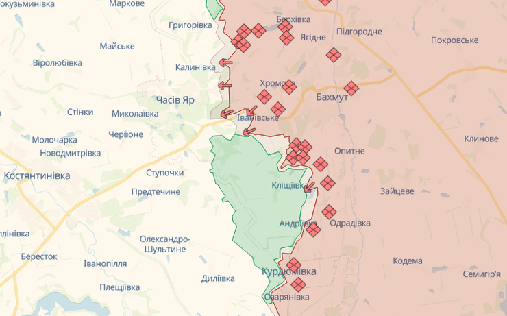 бахмутское направление