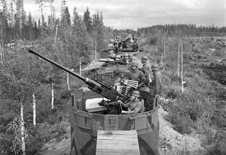 Платформа с зенитными средствами