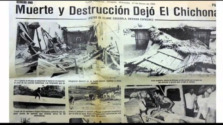 вулкан ель чичон мексика заголовки