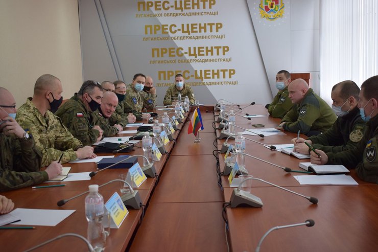 Военная делегация,  Польша, Донбасс, ООС, военные учения