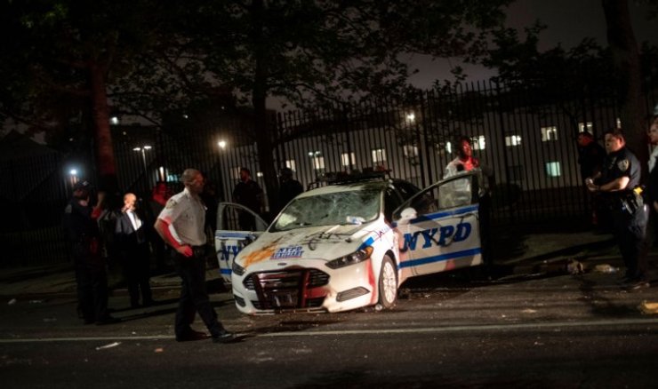 нью-йорк, протесты, бепорядки, джордж флойд