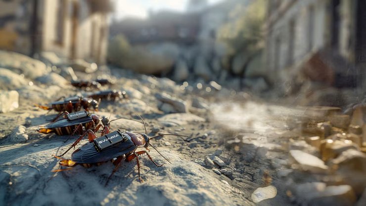 Тараканы-киборги SWARM Biotactics