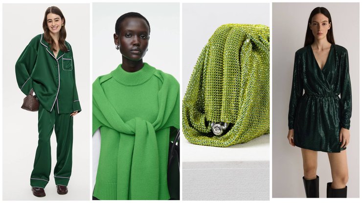 кольори для вбрання 2025, святковий образ 2025, Дерев'яна змія 2025, тренди кольорів для Нового року