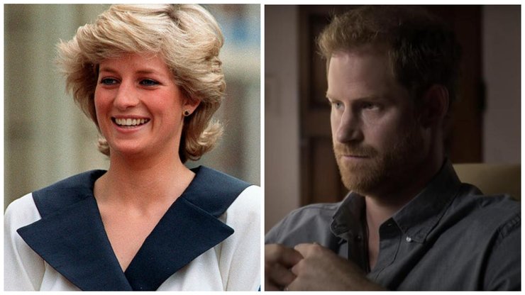 Принцесса Диана и принц Гарри