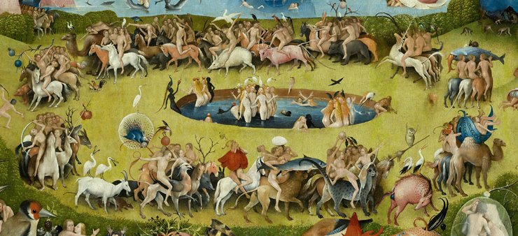 Сад земных  наслаждений, Иероним Босх, картины Босха, что зашифровано в картине, картина со смыслом, тайный смысл, анализ картины, шедевры мирового искусства, история искусства, разбор картины