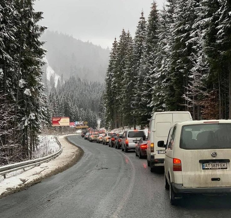 пробка, буковель