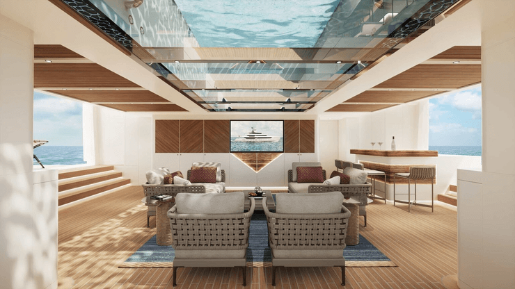 Просторный офис на судне