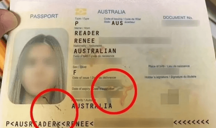 Паспорт Рене Ридер