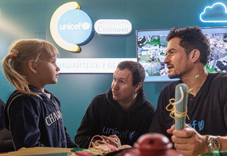 Орландо Блум, Україна