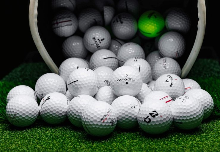 м'яч для гольфу, поле для гольфу, гольф