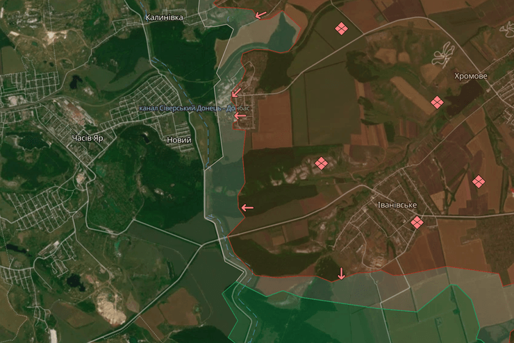 Карта боевых действий