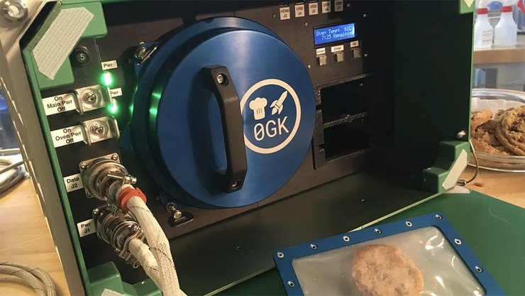 Zero-G Oven, печиво, шоколадне печиво, космос, духовка, МКС