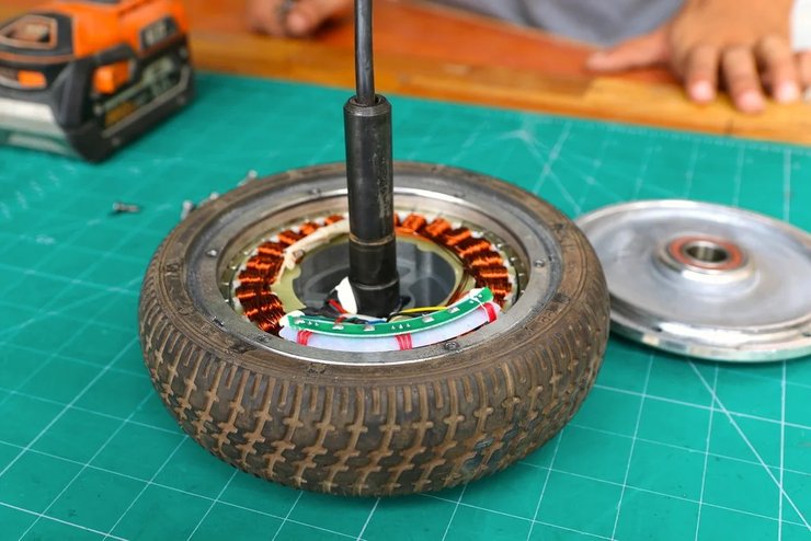 мотор-колесо, колесо, мотор