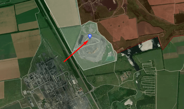 Авдеевский террикон, Авдеевка