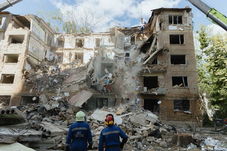 дом в киеве, обстрел киева