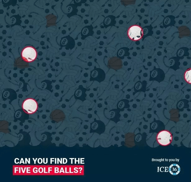 Визуальная головоломка, мяч, мячи, тест, загадка, задача, мяч для гольфа, бильярд, шар, развитие памяти,