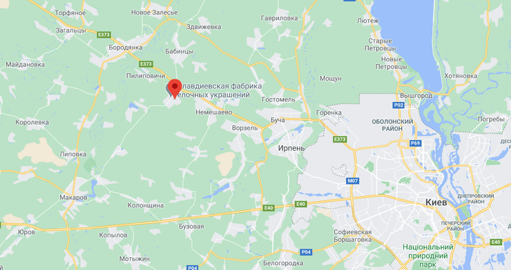 птичий грипп, карантин, киевская область, карта