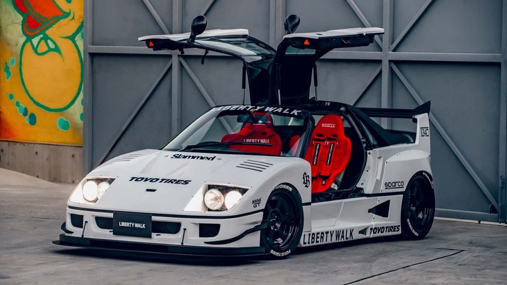 Mazda Autozam az-1, копия Ferrari, Ferrari F40, Mazda Autozam