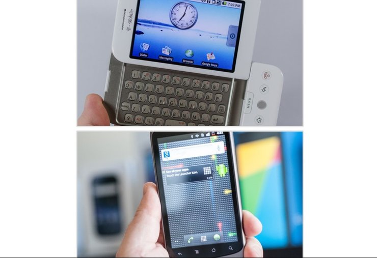 HTC Dream Google Nexus One первые android смартфоны