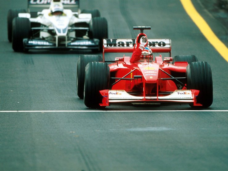 Болид Михаэля Шумахера, Ferrari F1-2000, болид Ferrari, авто Михаэля Шумахера, авто Шумахера
