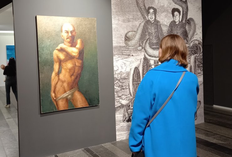 ройтбурд ленін, постмодернізм, живопис ройтбурда, Виставка ройтбурда, Олександр Ройтбурд, Теорема влади, PinchukArtCentre