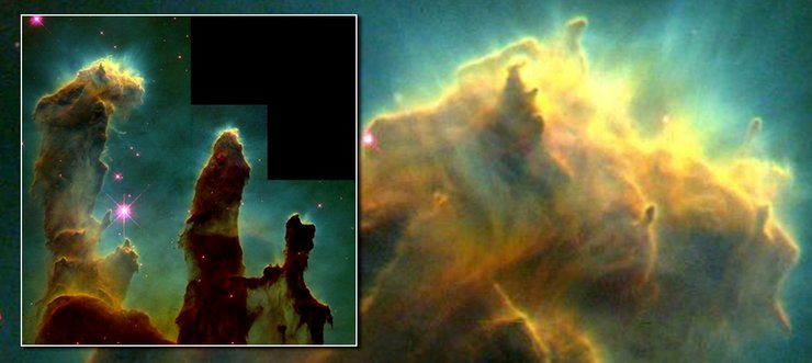 телескоп Хаббла, Столпы Творения