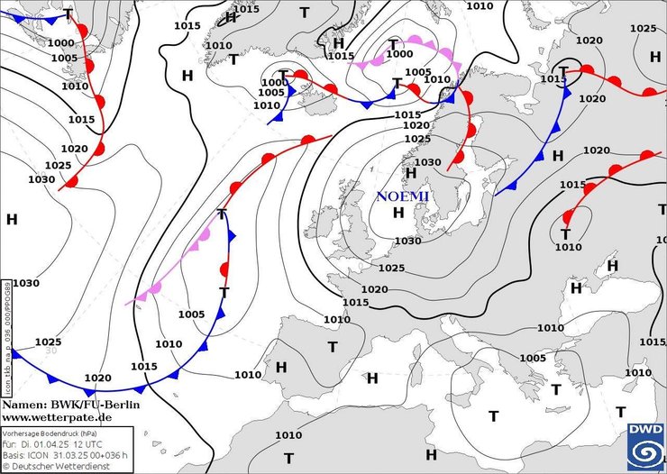 В Украину идет циклон